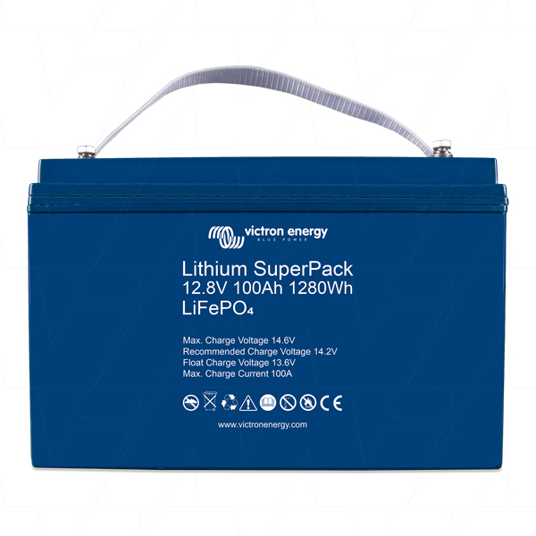Victron Energy 12V 100Ah LiFePO4 High Current SuperPack Battery BAT512110710