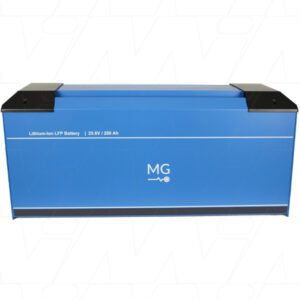 MG 25.6V 280Ah 7168Wh LiFePO4 Battery Module with M12 CANBus Connection & Metal Casing